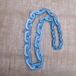 Vintage Acrylic Chunky Chain Statement Necklace